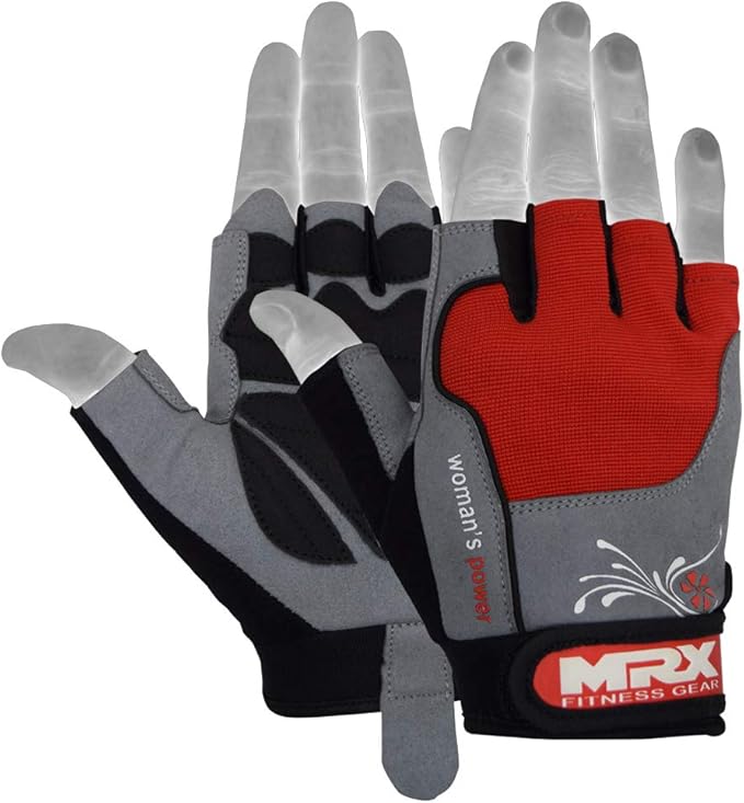 MRX BOXING & FITNESS Weight Lifting/Exercise Grip Gloves for Women, Great for Workouts, Weight Training and More, Pro Series