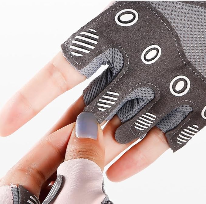 INOGIH Unisex Non-Slip and Durable Workout Gloves Sports Fitness Gloves for Weight Lifting Cycling, Gym, Training
