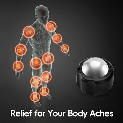 Ice Massage Roller Ball for Pain Relief & Muscle Recovery – Cooling Cold Therapy Roller for Plantar Fasciitis, Deep Tissue, and Sore Muscles