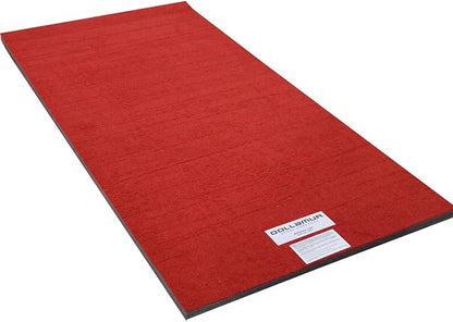 Dollamur 5'x10'x1-3/8" Gymnastics Mat, Carpeted Mat for Tumbling and Cheerleading, FLEXI-Roll®