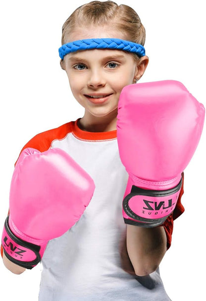 Boxing Gloves for Kids Punching Bag Sparring, Training Gloves for Boys Girls Kickboxing MMA