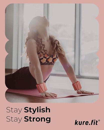 Pilates Weight | Wrist & Ankle Weights for Women | Weighted Bangles | 1LB/ 2LB Each (Set of 2)