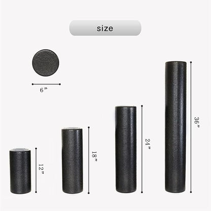 NC Foam Roller EPP Exercise Foam Roller High-Density Round Foam Roller Extra Firm High Density Foam Roller for Exercise, Massage, Muscle Recovery 12", 18", 24", 36"