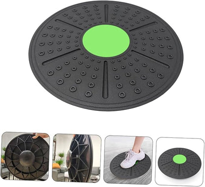 Alipis Fitness Training Balance Board for Core Stability and Posture Improvement PP Material Yoga and Pilates Exercise Accessory with Anti-slip Massage Surface for Home Gym
