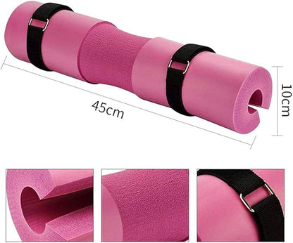 GOTOTOP Squat Pad Barbell Pad, High Elastic Foam Neck Guard for Shoulder Protection, Cushioned Barbell Cover for Hip Thrusts and Squats Suitable for Standard Bars