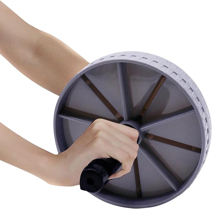 Core Workout Wheel – Auto Rebound Ab Roller, Non Slip Abdominal Strength Trainer | Duals Grip Fitness Tools For Gym Abs Sessionn, Home Exercise, Beginner Workouts, Muscle Toning And Balance Training