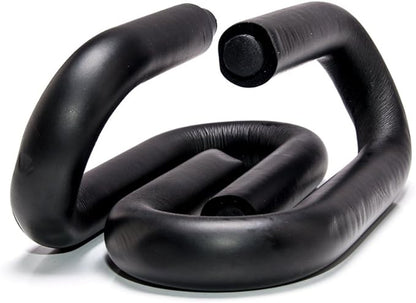 FFO Metal Push up Bar with Foam Grips on Handles. No Slip Pad on Pushup Stands. - Perfects Push ups. Builds Arms, Back, Chest, and Shoulder Strength. Great for P90X Workouts, CrossFit, Calisthenics