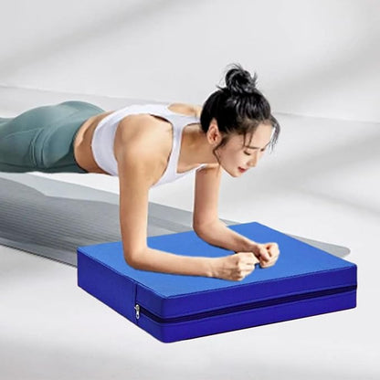 Exercise Balance Pad - 15.7" x 15.7" (40cm x 40cm) EVA Foam Stability Training Mat for Pilates, Ankle & Knee Rehab- 50x40x8cm