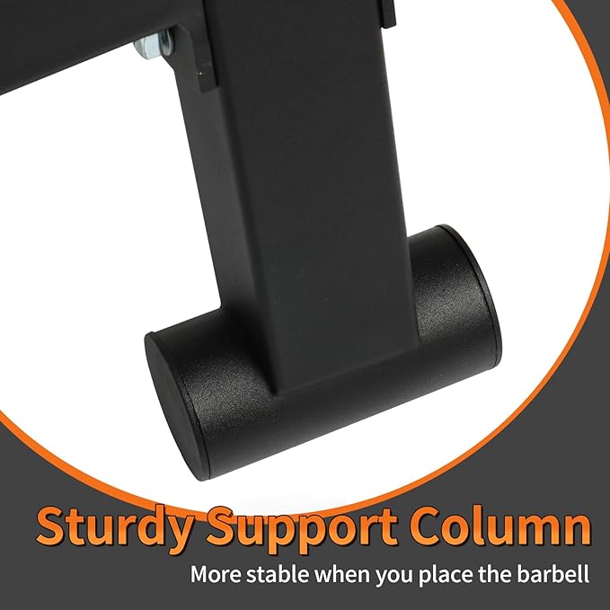 SYNTECSO Deadlift Barbell Jack Stand, Anti-Slip Handle Deadlift Stand, Heavy Duty Barbell Weight Changer for Easy Changing Plates, Weight Training, Deadlift Exercises, Powerlifting, Home Gym