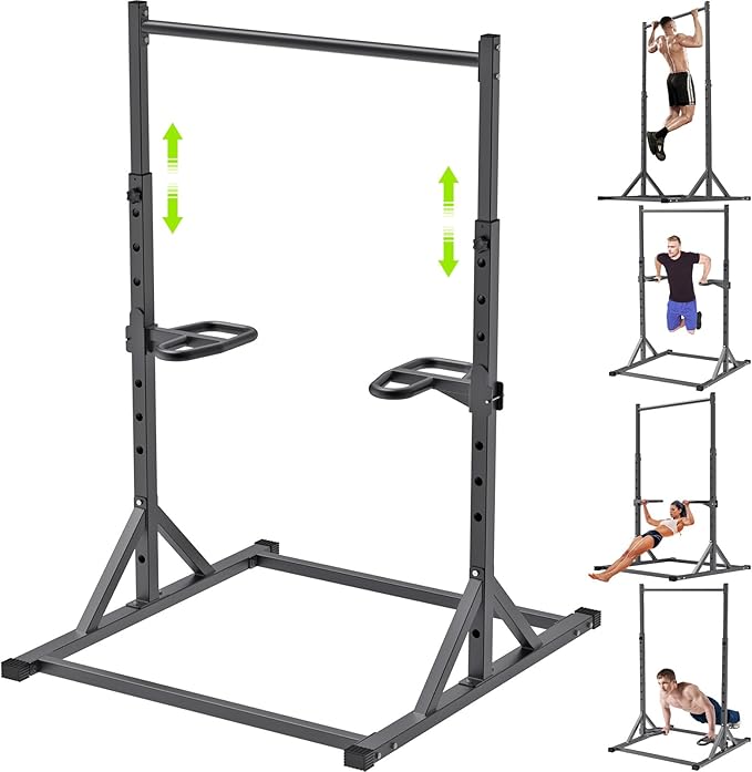 SELEWARE Power Cage Accessories, Dip Handles, Pull‑Up Stations, and Multi‑Grip Training Attachments