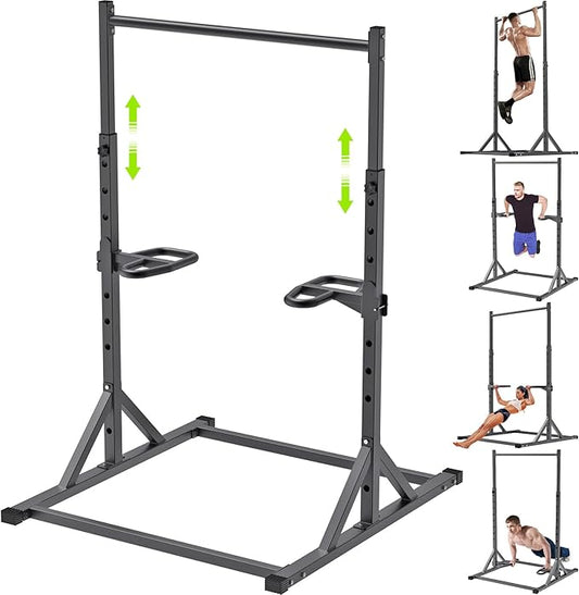 SELEWARE Power Cage Accessories, Dip Handles, Pull‑Up Stations, and Multi‑Grip Training Attachments