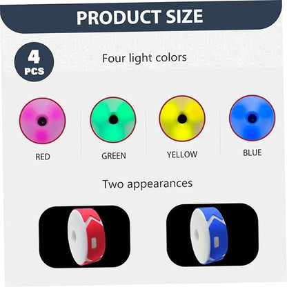 4Pcs/Set Reactions Training Lights, 4 Modes Speed Reactions Lights Training with USB Charging for Fitness, Basketball, Football, Décor de Printemps