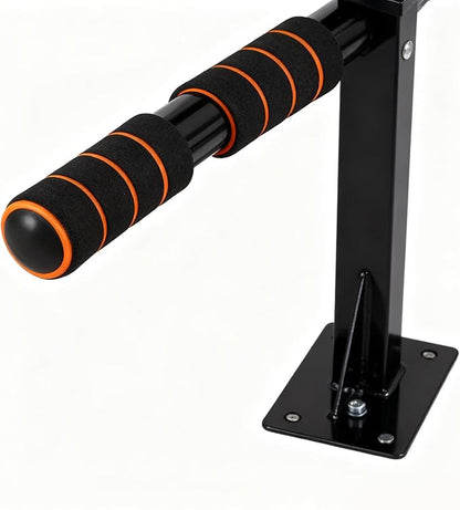 Wall Pull Up Bar, Sturdy Dip Rack Workout Equipment, Heavy Duty Wall Mounted Chin Up Station for Strength Training Home Gym Indoor Fitness Bodyweight Exercise Muscle Building for Men and Women