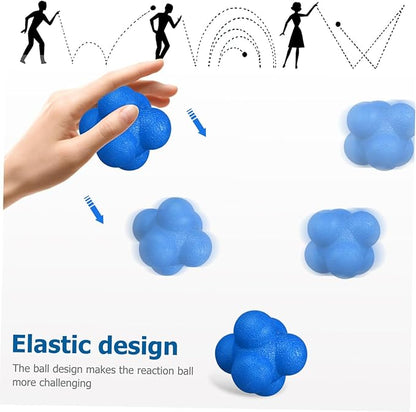 Happyyami 6pcs Hexagonal Reaction for Agility Training Multi Exercise for Sports Improve Reflexes and Hand-Eye Coordination Lightweight and Portable Fitness Equipment