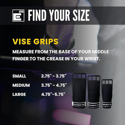Element 26 IsoGrip Hand Grips for Cross Training, Gymnastics, and Weight Lifting - Gymnastics Grips for Men and Women - Hand Protection for Muscle ups and Pull ups