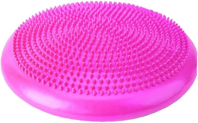 1pc Inflatable Half Sphere Yoga Balls, Massage Ball Trainer Balancing Ball for Yoga Pilates Fitness Labour 33cm