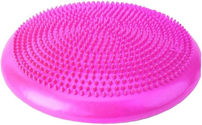 1pc Inflatable Half Sphere Yoga Balls, Massage Ball Trainer Balancing Ball for Yoga Pilates Fitness Labour 33cm