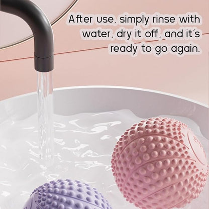 Magnetic Massage Ball - Deep Tissue Muscle Relief & Myofascial Release (Pink)