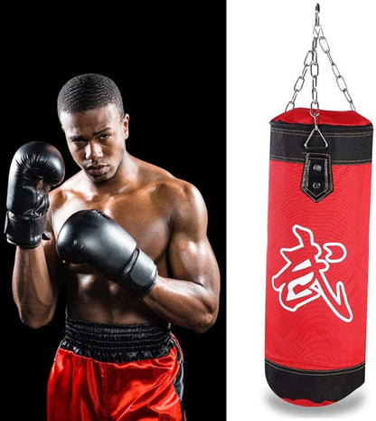 Fitness Sandbags, Boxing Bag Hanging Punching Bag Sports Training Equipment for Kickboxing, Muay Thai, Home Gym Equipment