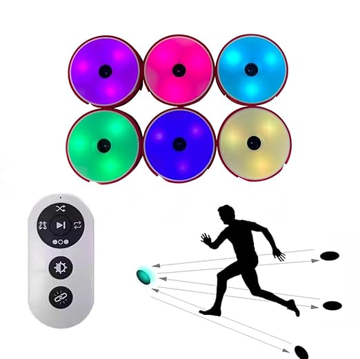 Agile Reaction Training Lamp Set - 4 Modes Reaction Training Lights with USB Charging - Improve Reflex, Sports Agility, and Brain Cognitive Training