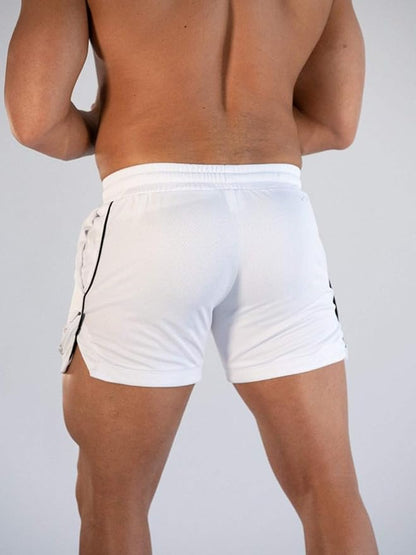 Surenow Mens Running Gym Shorts 3 Inch Breathable Lightweight Athletic Sport Shorts Training Workout Shorts with Pockets