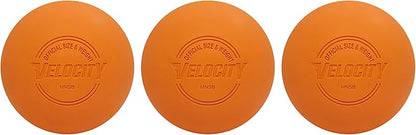 Velocity Lacrosse Balls - 1, 2, 3, 6, 12, 18, 24, 36, 60 and 120 Packs - for Practice, Official NFHS and College Approved Size