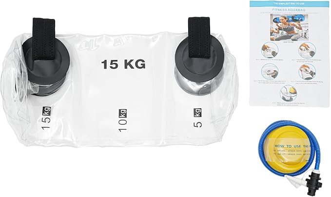Water Weights Aqua Bag, Workout Sandbag Alternative Strength Training Sand Bag Portable Stability Fitness Equipment – Ultimate Core and Balance Training for Home Gym