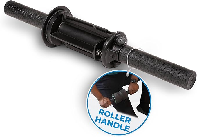 Chirp Focus Muscle Roller Handle, Muscle Roller Handle for Deeper Massage, Deep Tissue Rolling Massager for Neck, Shoulder, & Back Pain, Compatible with the 4-Inch Focus Wheel - 15.5" (39cm)