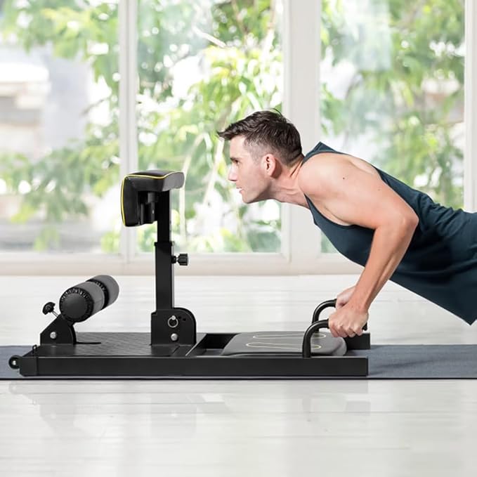 Multi-Functional Home Gym Machine with Adjustable Height and Cushion, Sissy Squat, Push-ups, Sit-ups, Rope Exercises, and More - Enhance Your Fitness with Our 8-in-1 Workout Solution