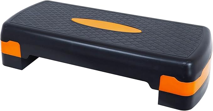 Fitvids Adjustable Workout Aerobic Stepper Step Platform Trainer, 27-Inch, Multiple Colors