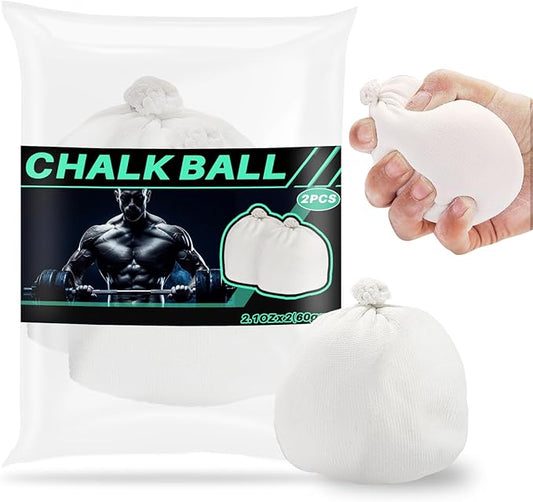 2PCS Chalk Ball - Climbing Chalk Gymnastics Magnesium Lifting for Gym, Gymnastics, Grip, Climbing, Weightlifting (2PCS Chalk Ball)