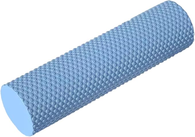 12 Inch EVA Soft Dot Foam Roller for Muscle Therapy, Yoga and Balance Exercises, High-Density Massage Roller, Foam Roller for Back, Legs for Home, Gym and Travel (Blue#M)