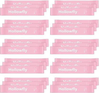30 Pcs Latex Resistance Loop Exercise Bands for Booty Workout Stretch Exercise Band Non Slip for Legs Squat Resistance Loop Women Men Starter Butt Hip Thigh Fitness