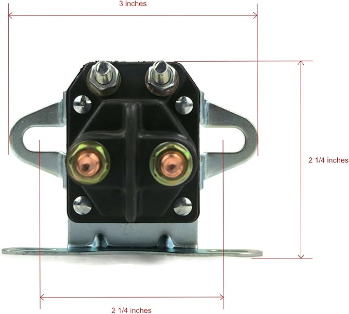 The ROP Shop | Starter Solenoid fit Husqvarna LGT2554 LT152 LT19538R LT2213 LTH154 RZ5426 Mower
