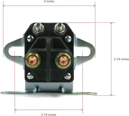 The ROP Shop | Starter Solenoid fit Husqvarna LGT2554 LT152 LT19538R LT2213 LTH154 RZ5426 Mower