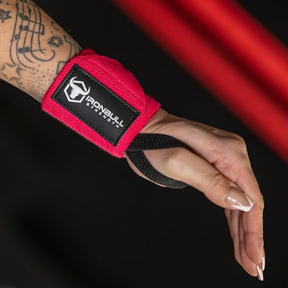 Wrist Wraps for Weightlifting (USPA & IPL Approved) - 18” Premium Quality Wrist Straps for Weightlifting - Weight Lifting Wrist Wraps with Thumb Loop - Best Gym Wrist Wraps for Lifting Weights, Curls & Dips - Lifting Wrist Wraps for Bench, Powerlifting...