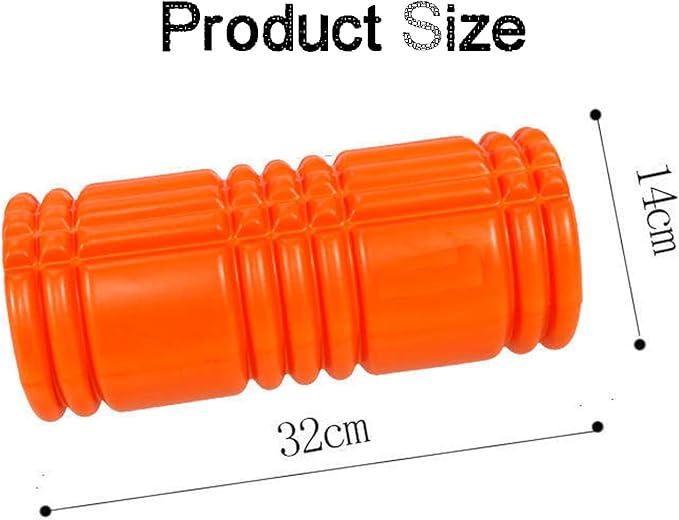 Textured Foam Roller,High Density Fitness Exercise Foam Roller for Deep Tissue Muscle Massage(Color1)