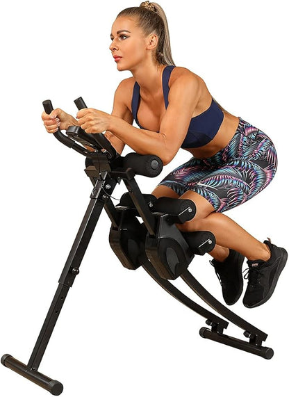 Ab Machine Multi-Functional Exercise Equipment for Home Gym, Height Adjustable Abs Workout Equipment