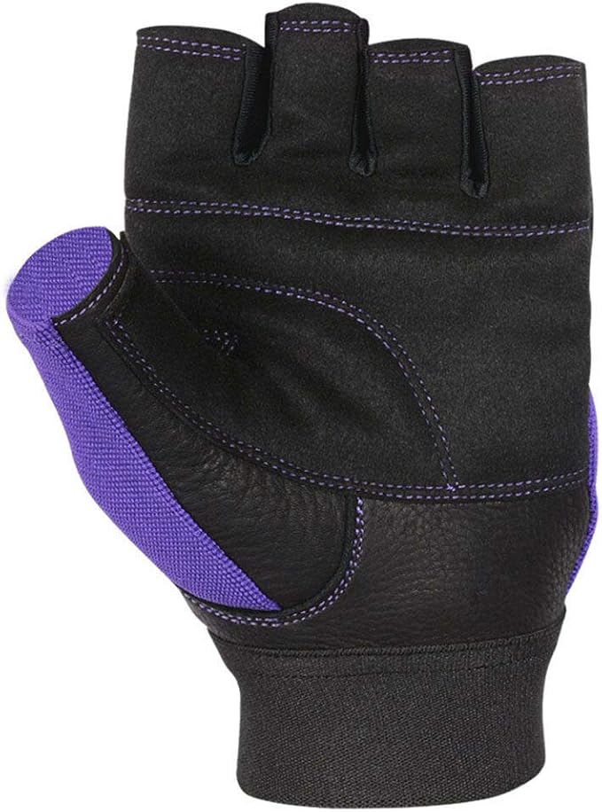 MRX Weight Lifting Gloves Gym Training Bodybuilding Fitness Powerlifting Workout Weightlifting Gloves Genuine Leather for Men & Women