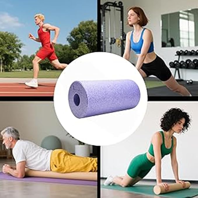 Foam Roller 30cm Deep Tissue Massage Roller for High Pressure Muscle Relief & Fitness Recovery | Ideal for Back,Neck,Shoulder,Arm,Leg,Foot | Yoga,Pilates,Gym,Home Exercise & Rehabilitation,Blue