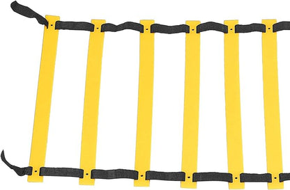 Acouto Polypropylene Speed Ladder for Soccer Training & Footwork Fitness -, Portable, Quick Setup with Storage Bag, Rope