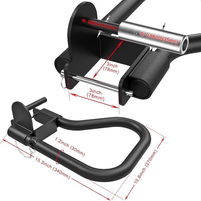 SELEWARE Power Cage Accessories, Dip Handles, Pull‑Up Stations, and Multi‑Grip Training Attachments