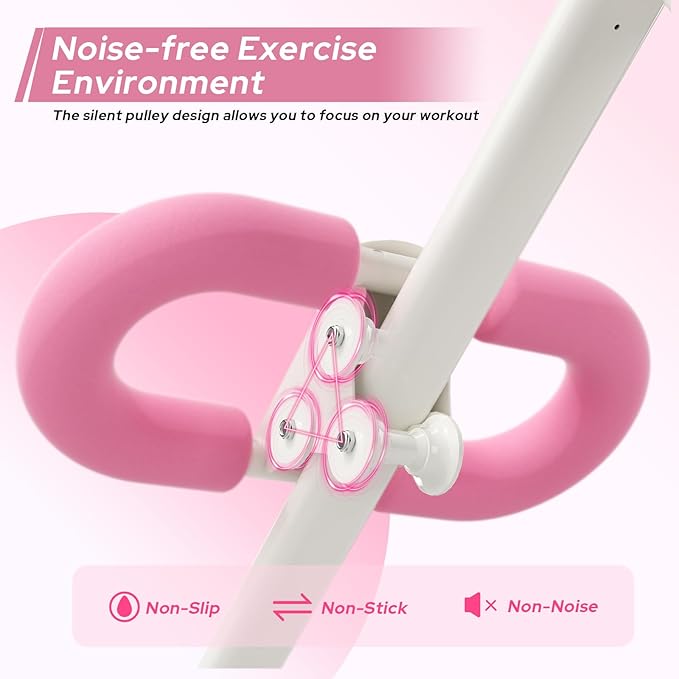 Ab Machine, Adjustable Ab Workout Equipment, Ab Trainer Machine for Abs Workout, Ab Workout Machine for Body Shaping Foldable Waist Trainer at Home Gym