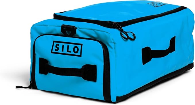 SILO Crew Drop One 26L Ultramarathon Bag - Organize Gear Efficiently for Training Racing Work, Travel - Optimized Storage: Pockets/Compartments for Easy Access Athletes Marathon Fitness Bright Blue