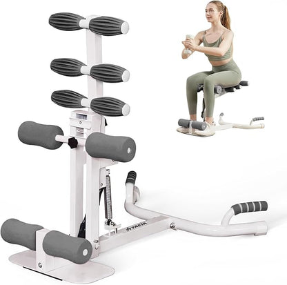 PAETA Squat Machine, Deep Squat Machine for Women, Glutes Workout Equipment with Adjustable Resistance Bands, Leg, Core & Ab Exercise Machine, Squat Assist Trainer for Home Gym