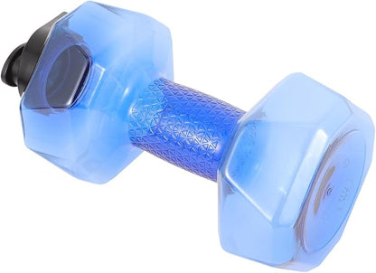 Large Capacity Sports Water Bottle with Hinged Cap and Silicone Seal, Blue Fitness Water Kettle for Running and Outdoor Exercise