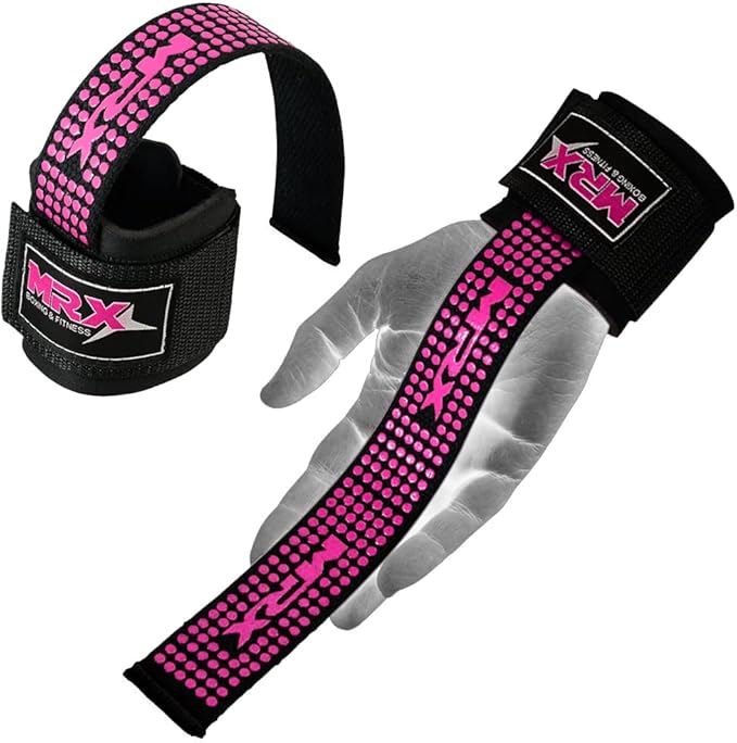 MRX Lifting Strap for Weightlifting Deadlift Straps for Powerlifting with Wrist Wrap Support for Strength Training Bodybuilding Wrist Straps for Weight Lifting|
