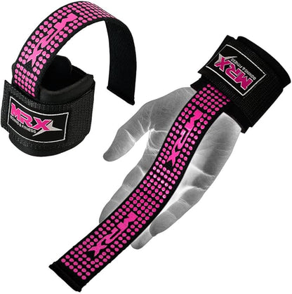MRX Lifting Strap for Weightlifting Deadlift Straps for Powerlifting with Wrist Wrap Support for Strength Training Bodybuilding Wrist Straps for Weight Lifting|