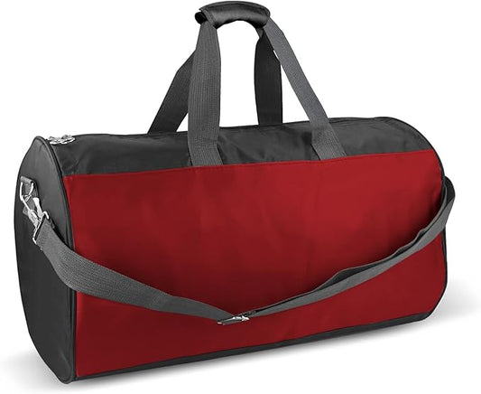 C&F BOGMOST Travel Duffel Bag Large Foldable Waterproof Gym Bag for Gym Beach Swim Bags Men Women Duffle Bags Lightweight Oxford Cloth Sports Bag -Purplish Red
