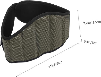 BESPORTBLE EVA Fitness Waist Belt with Lumbar Brace Support for Weightlifting and Deep Pulls Unisex Waistband for Powerlifting Squats and